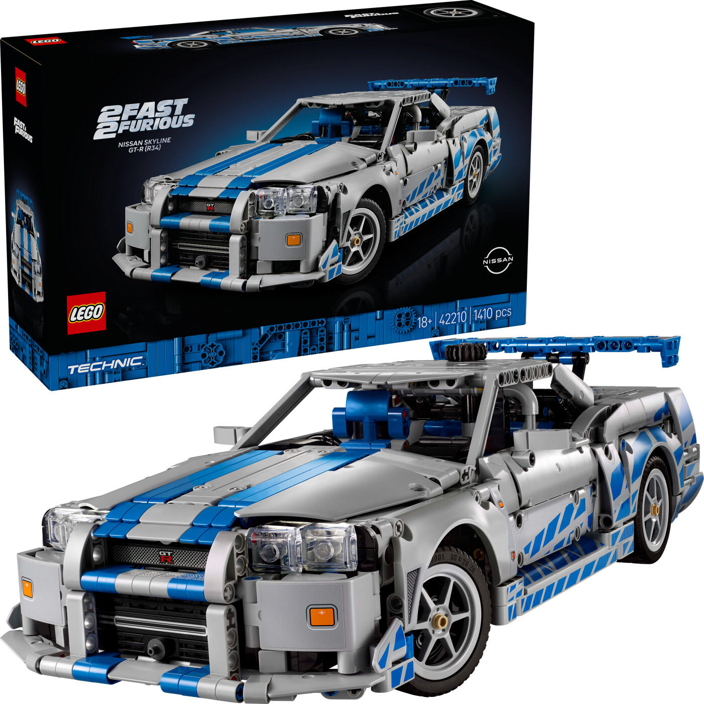 Lego Technic - 2 Fast 2 Furious Nissan Skyline Gt - r - R34