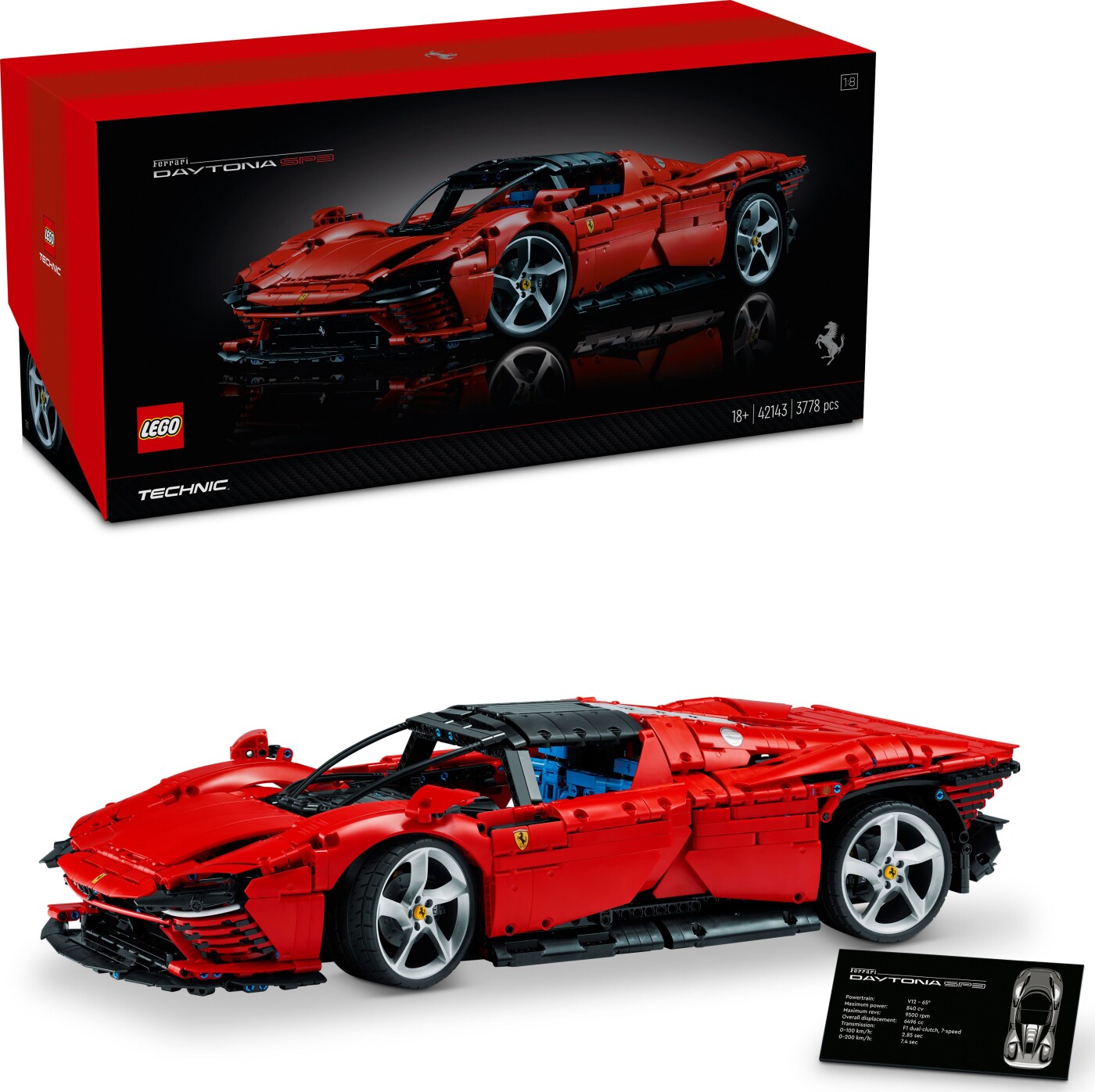 Billede af Lego Technic - Ferrari Daytona Sp3 - 42143 hos Gucca.dk