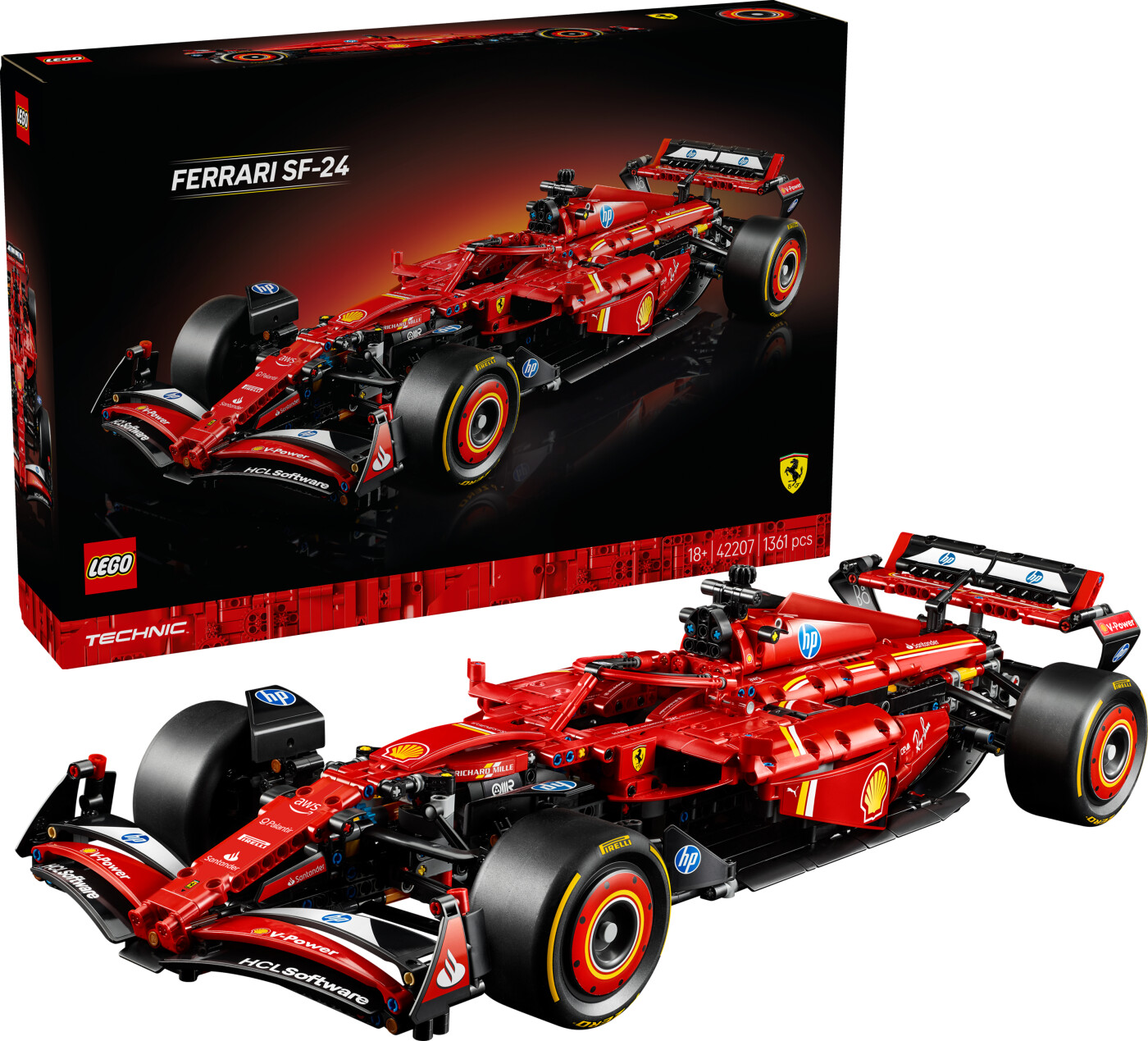 Lego Technic - Ferrari Sf - 24 F1 - bil