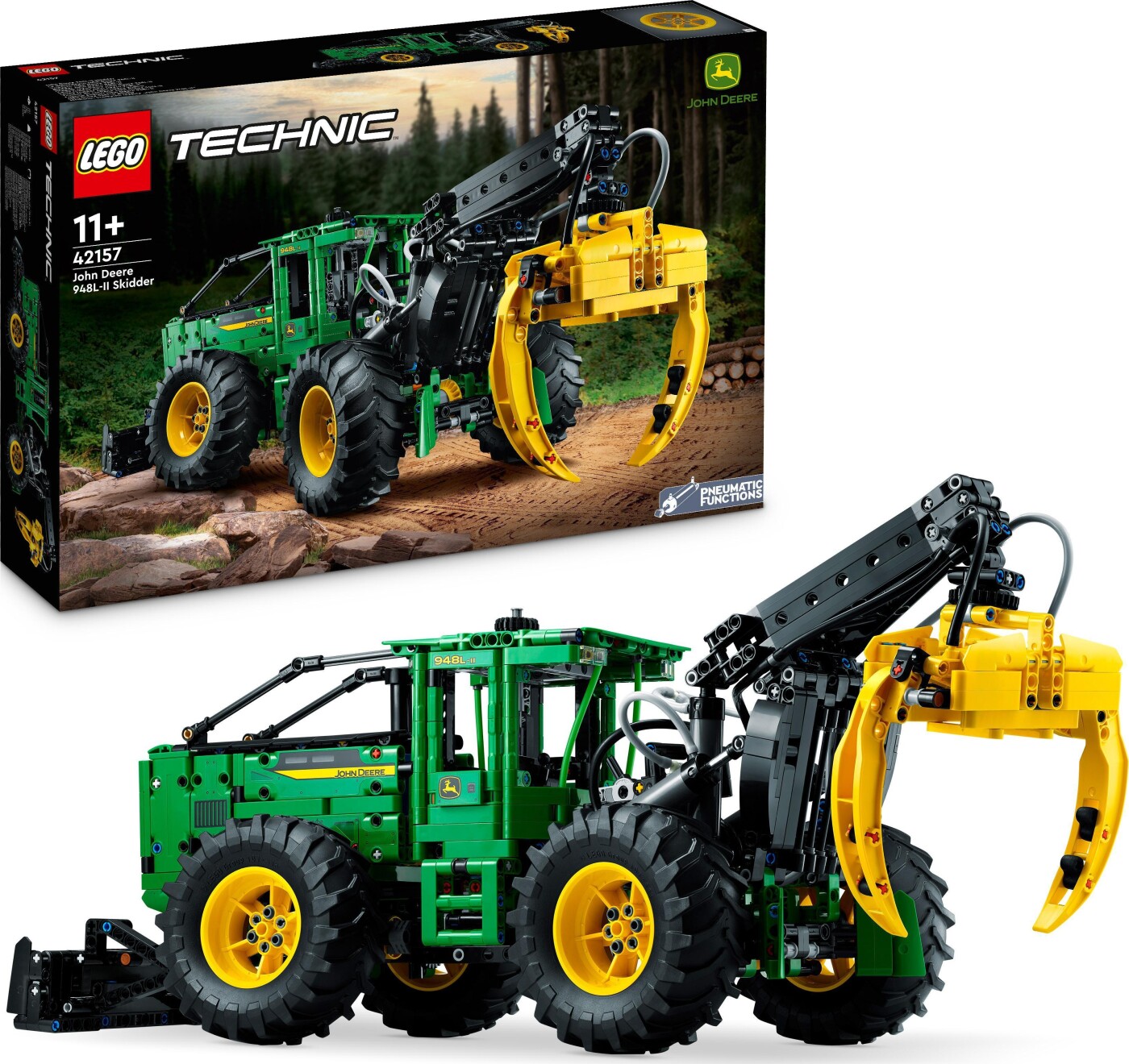 Billede af Lego Technic - John Deere 948l-ii Traktor Skovmaskine - 42157 hos Gucca.dk