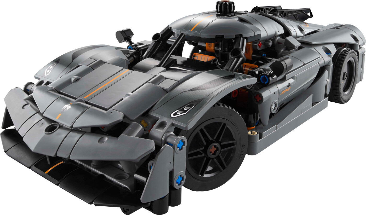 LEGO Technic Koenigsegg Jesko Absolut-hyperbil  grå