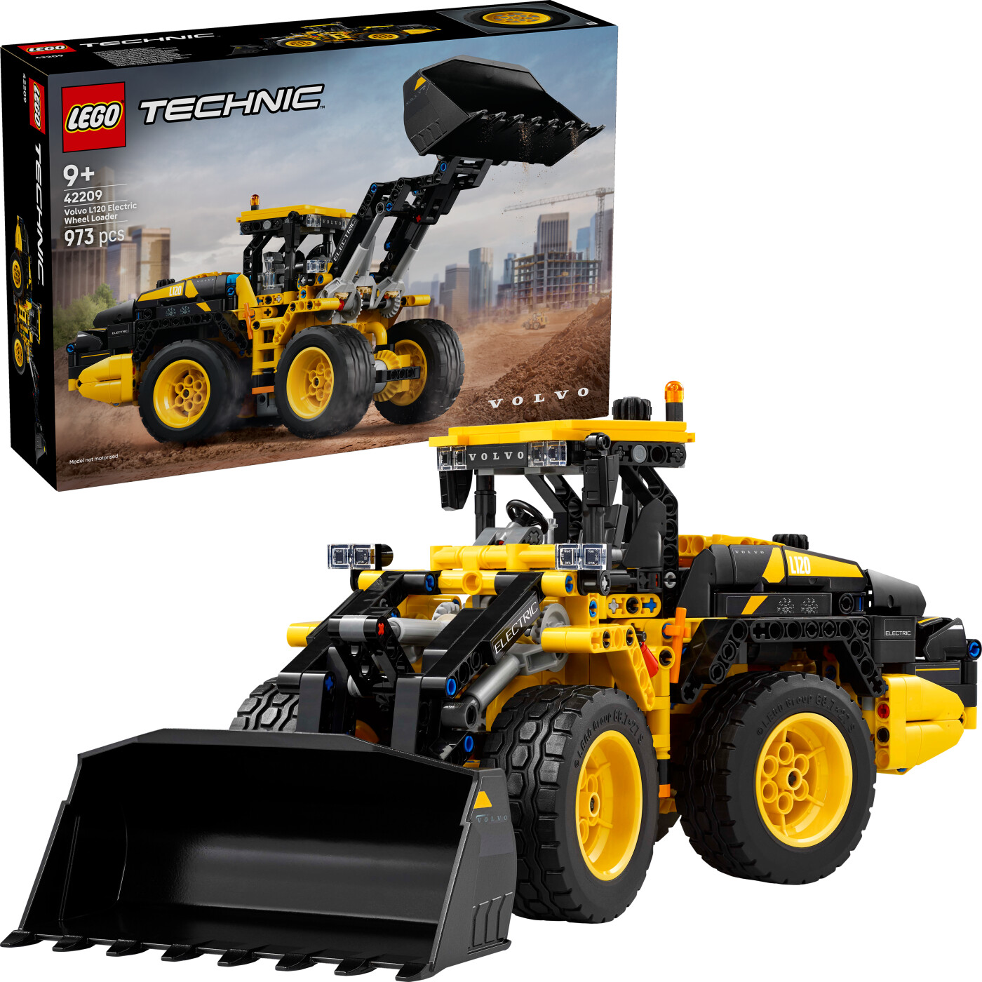 Lego Technic - Volvo L120 - Elektrisk Gummiged