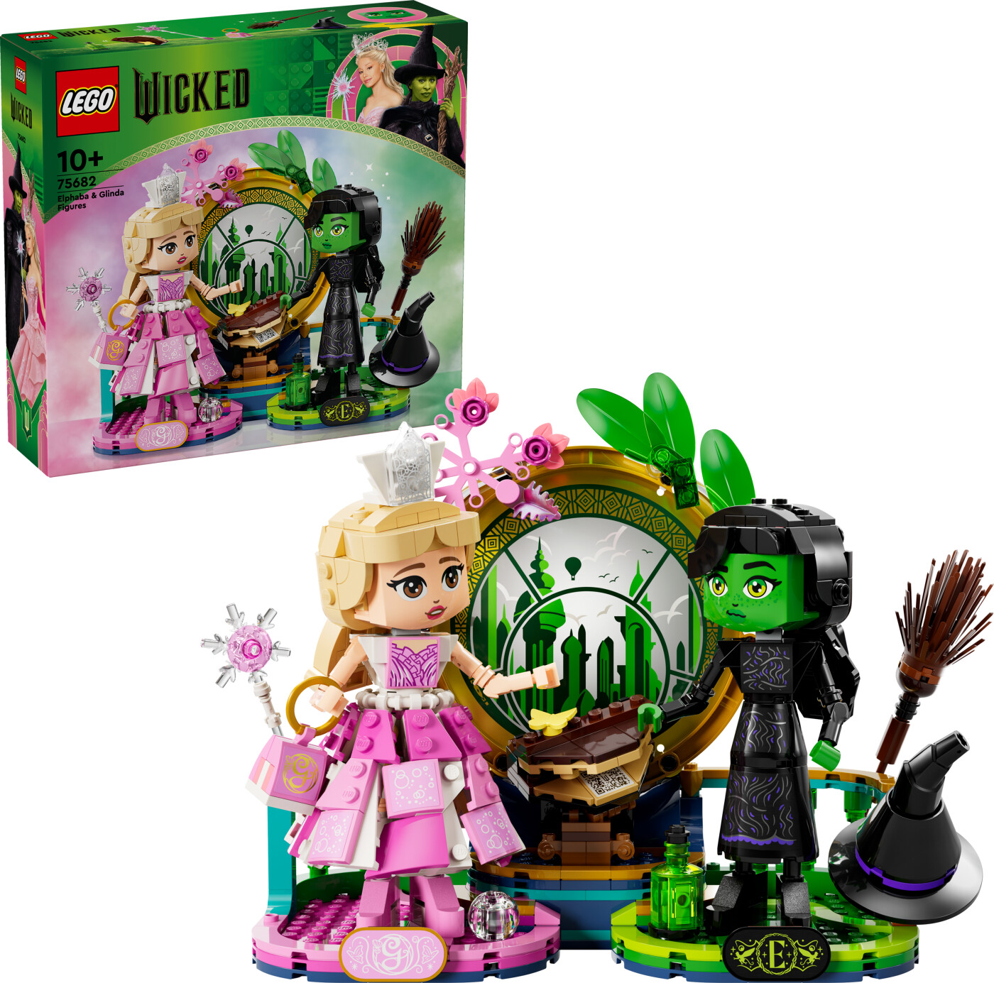 Lego - Wicked - Figurer Af Elphaba Og Glinda (75682)