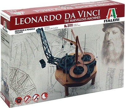 Se Italeri - Leonardo Da Vinci - Flying Pendulum Clock - 22 Cm - 3111 hos Gucca.dk