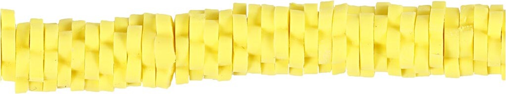 Lerperler - ø 5-6 Mm - Hulstr. 2 Mm - Gul - 145 Stk. billede