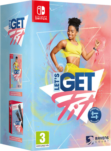 Let's Get Fit Includes Joy Con Straps - Nintendo Switch