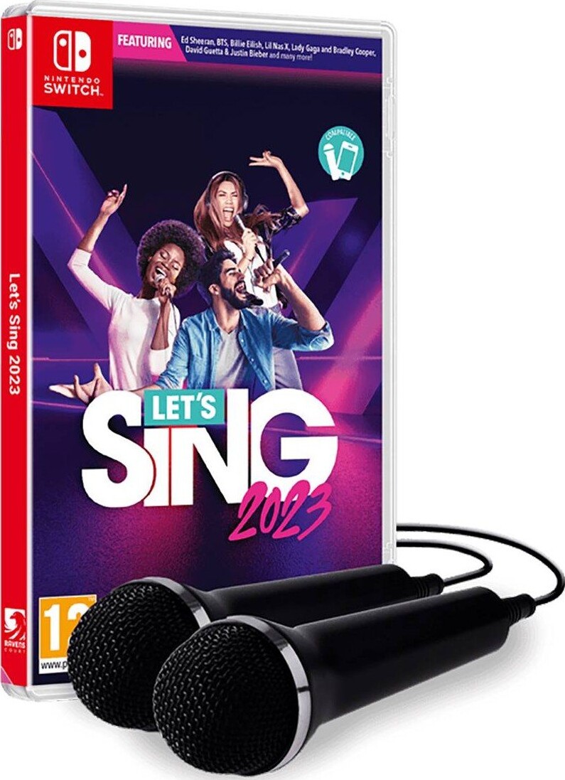 Let's Sing 2023 - Double Mic Bundle - Nintendo Switch