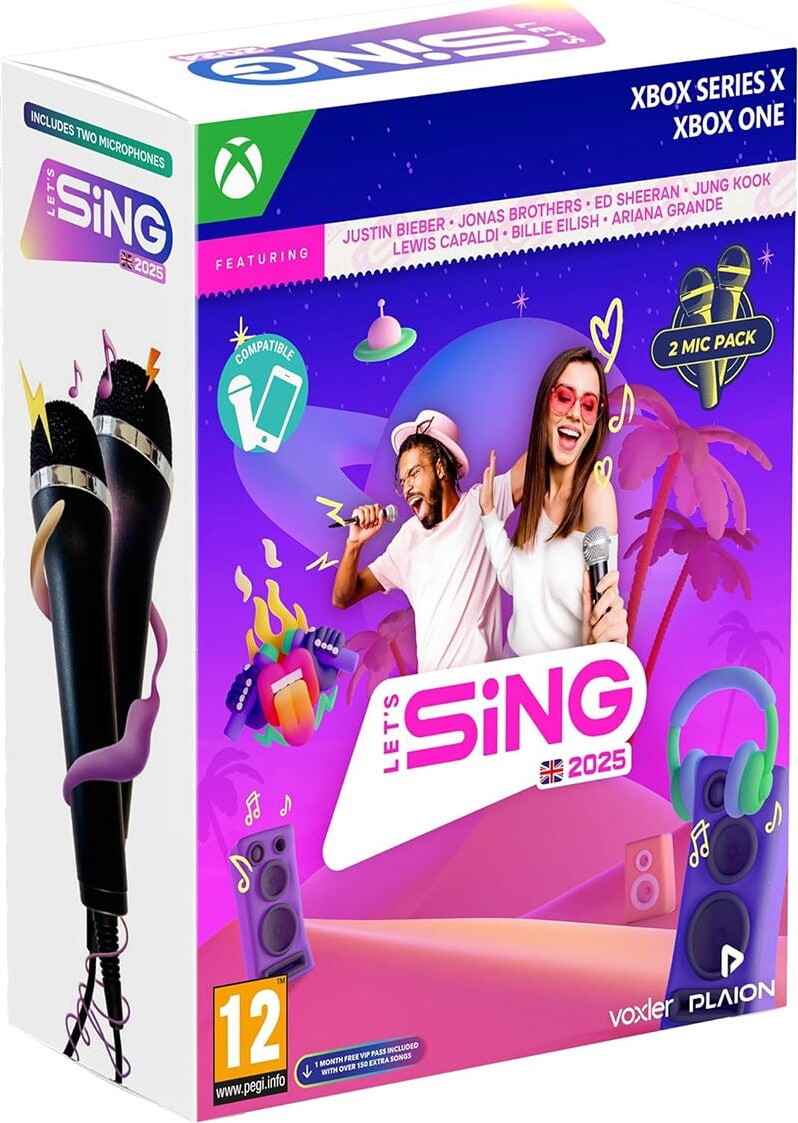 Let's Sing 2025 (double Mic Bundle) - Xbox Series X