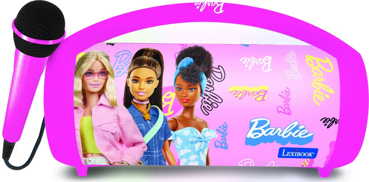 Lexibook - Barbie Bluetooth® Lyshøjttaler Med Mikrofon