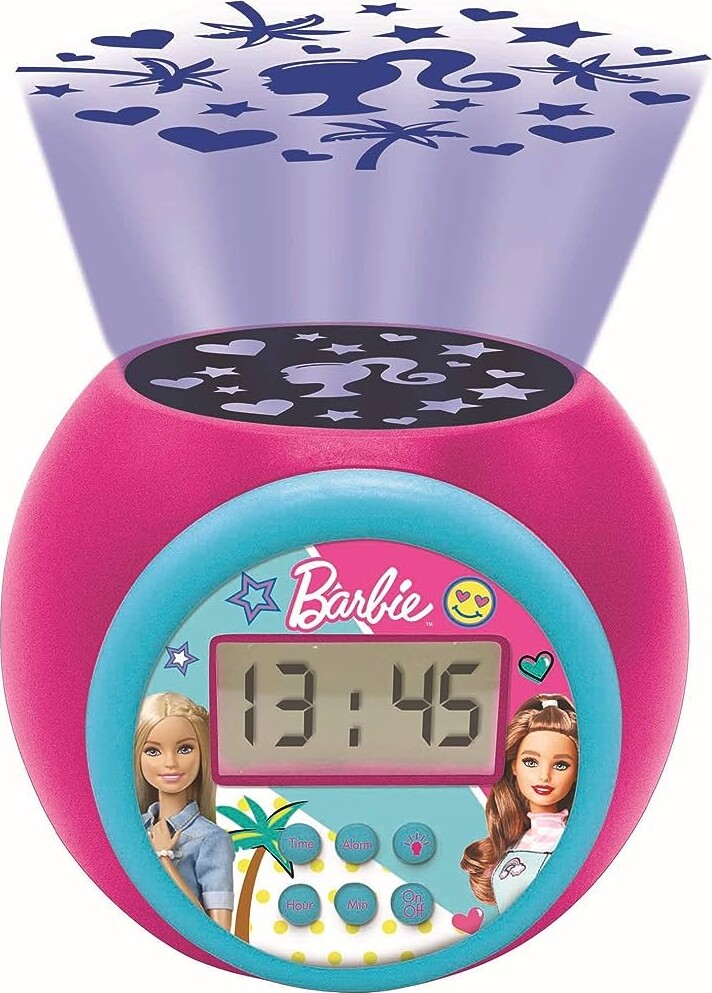 5: Barbie Vækkeur Med Projektor Og Timer - Lexibook