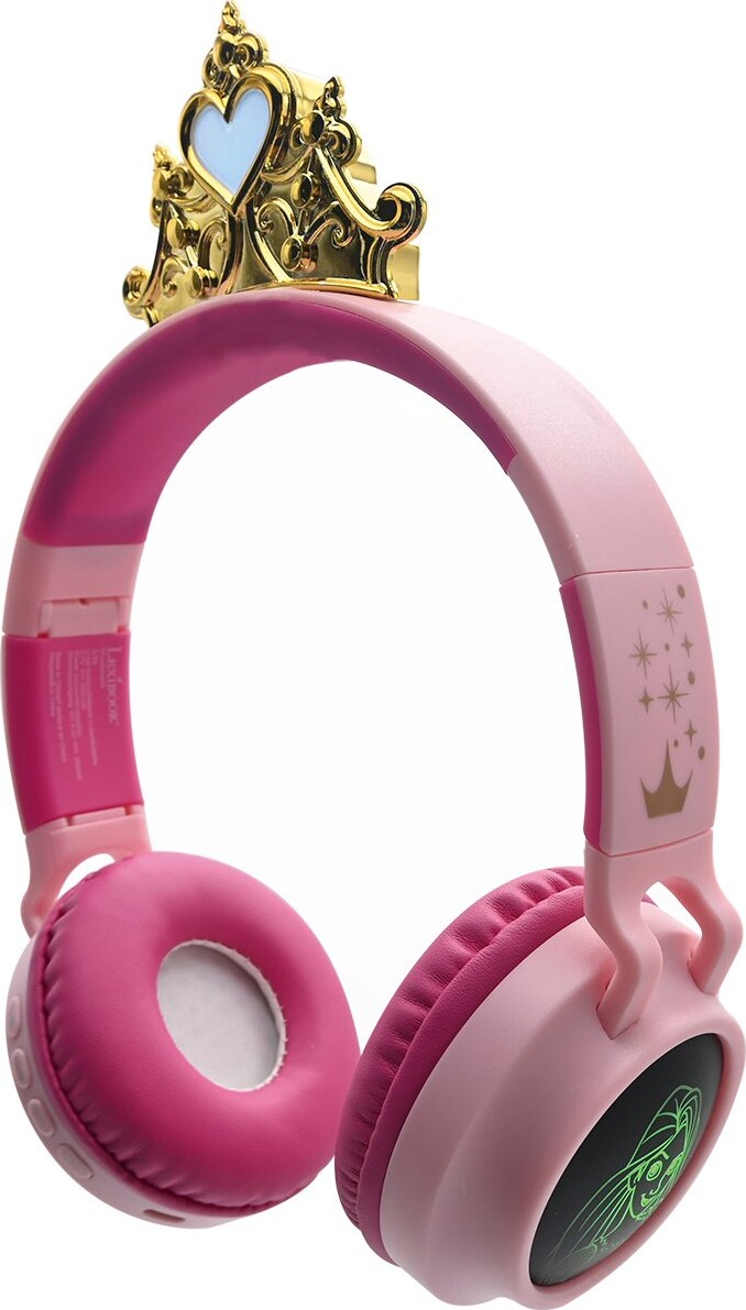 Disney Prinsesser - Trådløse Høretelefoner Til Børn - Med Lys
