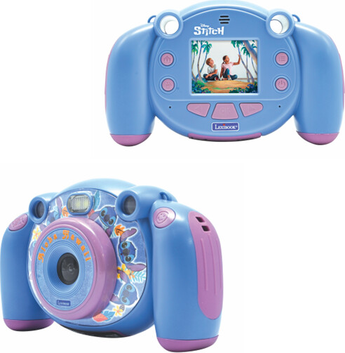 2: Digitalkamera Til Børn - Disney Stitch - Med Sd Kort - Hd - Lexibook