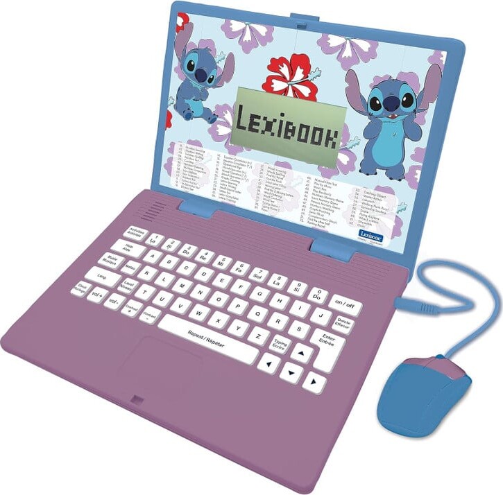 Lexibook - Laptop - Disney Stitch - Tosproget - Fransk Og Engelsk