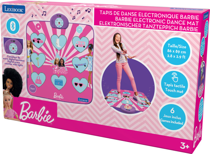 Lexibook - Barbie Electronic Dance Mat - Bluetooth Dansemåtte