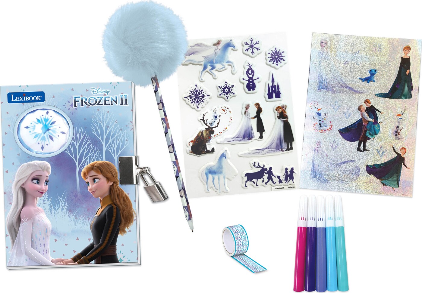 Frost - Dagbog Med Lås Og Tilbehør - Lexibook - Diverse - Bog