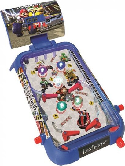 Mario Kart Pinball Spil - Med Lys Og Lyde - Lexibook