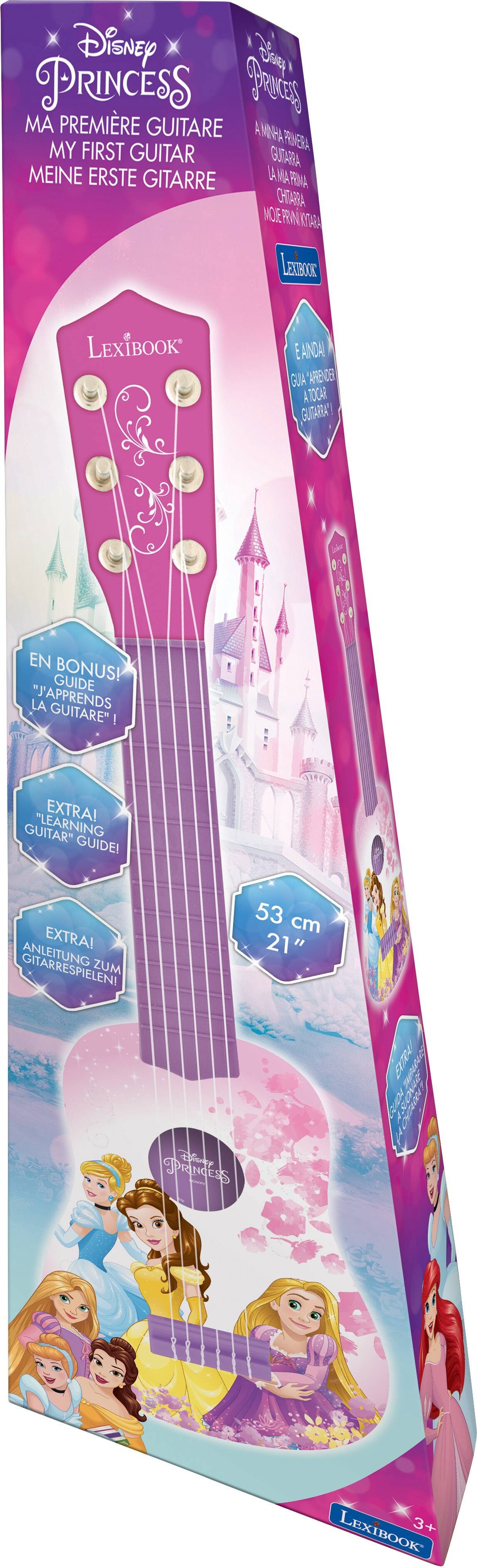 Lexibook - My First Guitar - Disney Princess - Guitar Til Børn - Pink