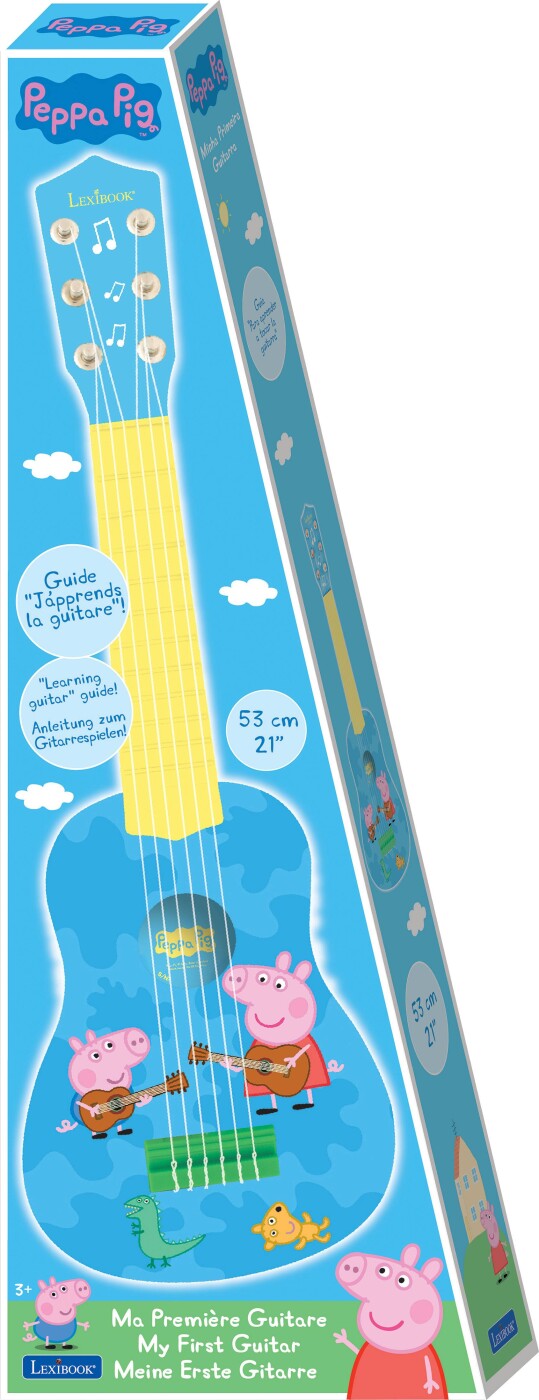 Lexibook - My First Guitar - Peppa Pig - Gurli Gris Guitar - Blå