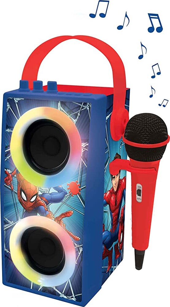 Bluetooth Højtaler Med Mikrofon – Spiderman – Lexibook