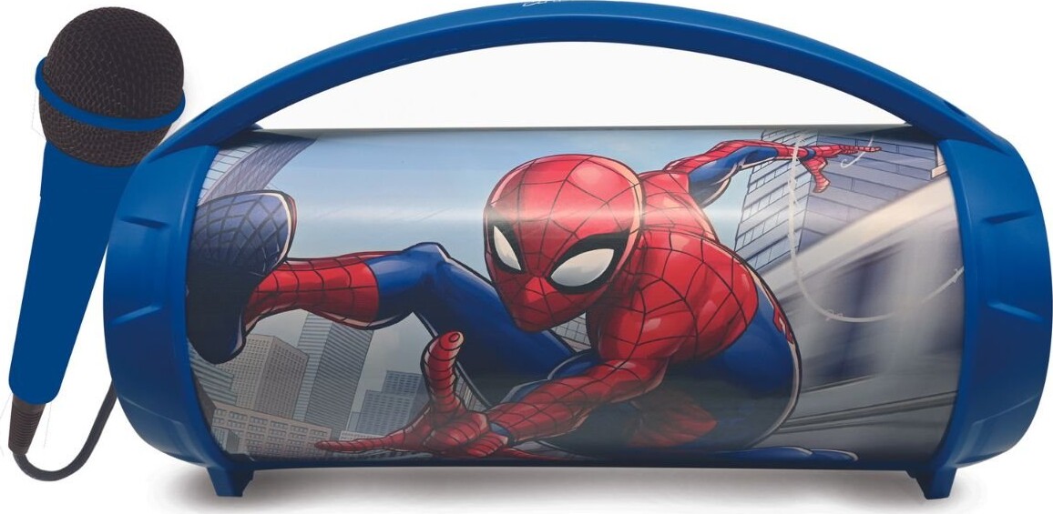 Lexibook - Spider-man Bluetooth Lyshøjttaler Med Mikrofon