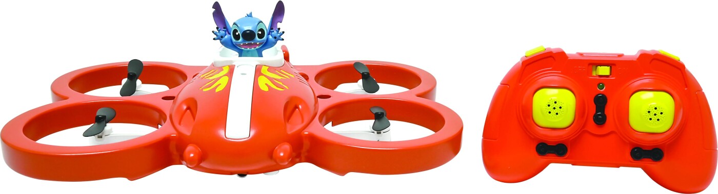 Lexibook - Stitch's Spaceship - Drone Til Børn - Rc+gestus - Rød