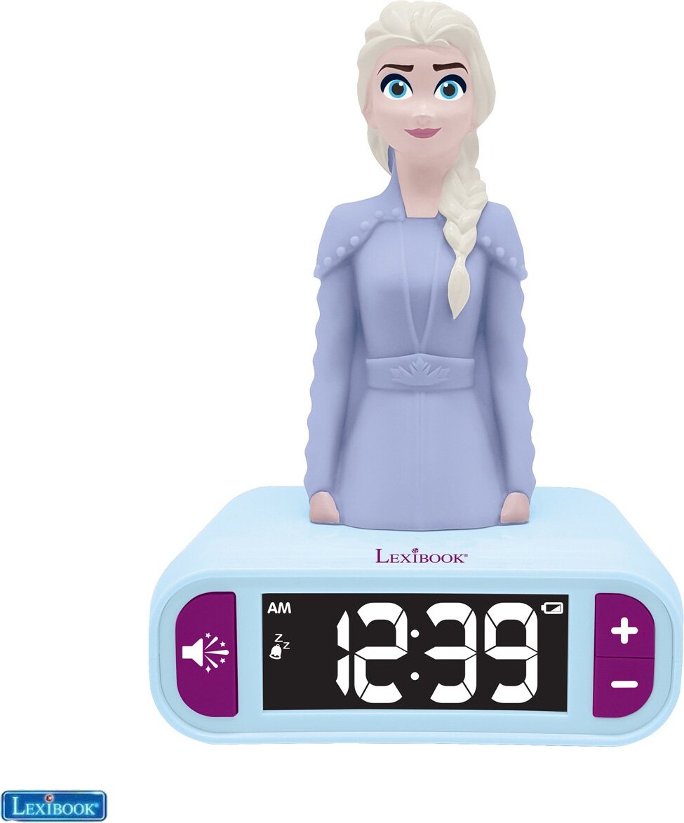 Frost Vækkeur Med 3d Elsa Figur Og Lydeffekter - Lexibook
