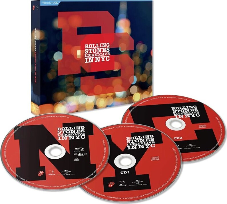 The Rolling Stones - Licked Live In Nyc (cd + Blu-ray) - CD