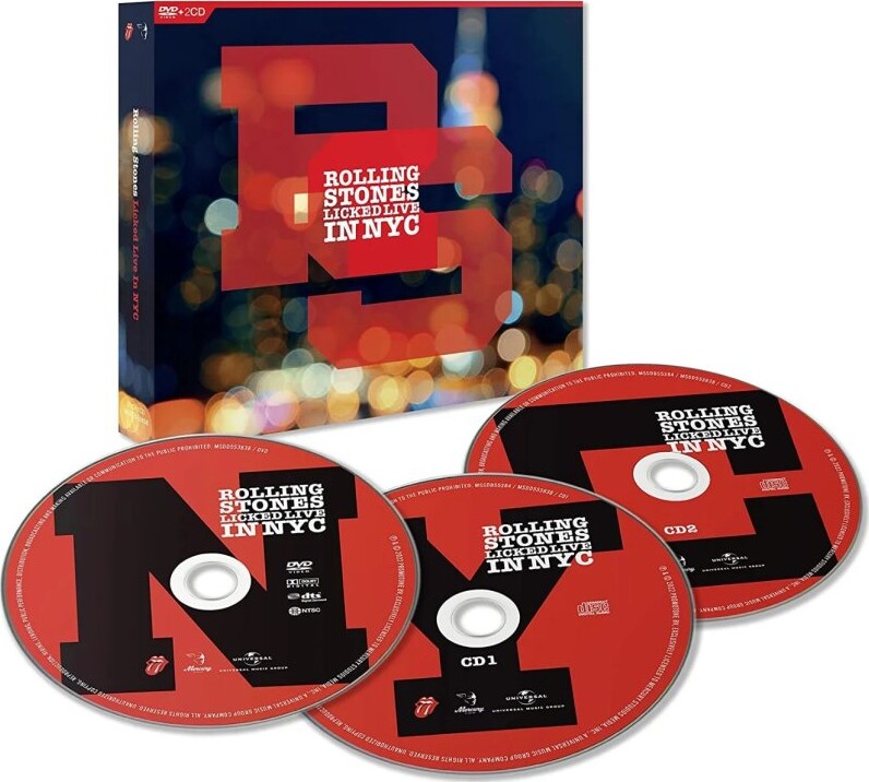 The Rolling Stones - Licked Live In Nyc (cd + Dvd) - CD