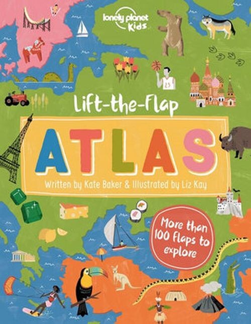 Lift-the-flap Atlas - Kate Baker - English Book