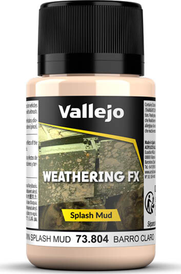 Vallejo - Splash Mud - Light Brown 40 Ml