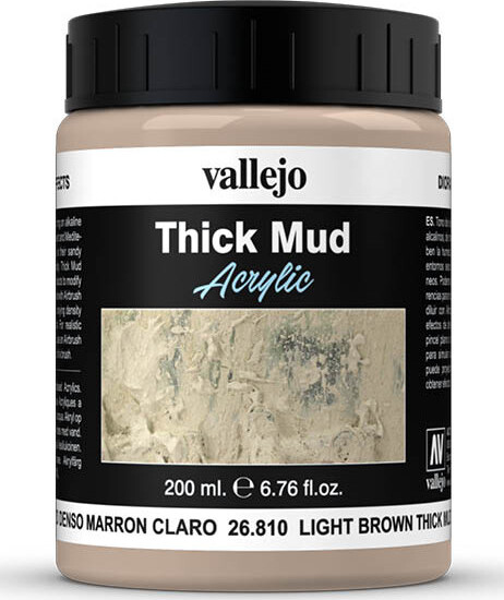 Vallejo - Thick Mud - Light Brown 200 Ml