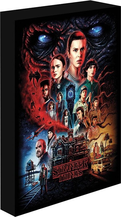 Light Up Canvas Stranger Things 30x40