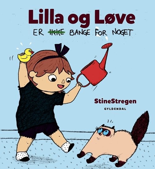 Billede af Lilla Og Løve Er (ikke) Bange For Noget - Stinestregen - Bog hos Gucca.dk