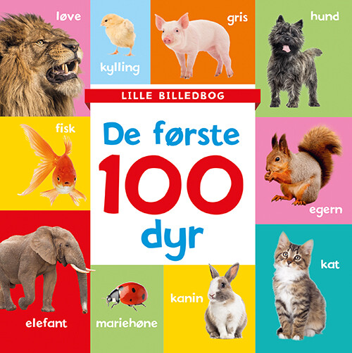 Lille Billedbog - De Første 100 Dyr - Bog