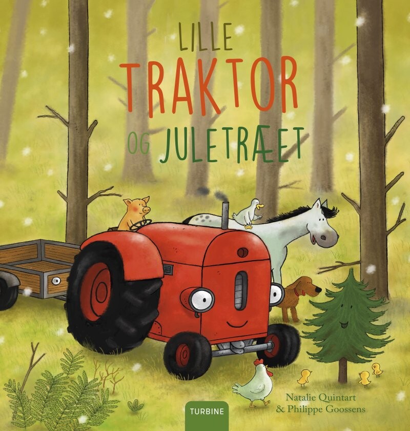 Lille Traktor Og Juletræet - Natalie Quintart - Bog