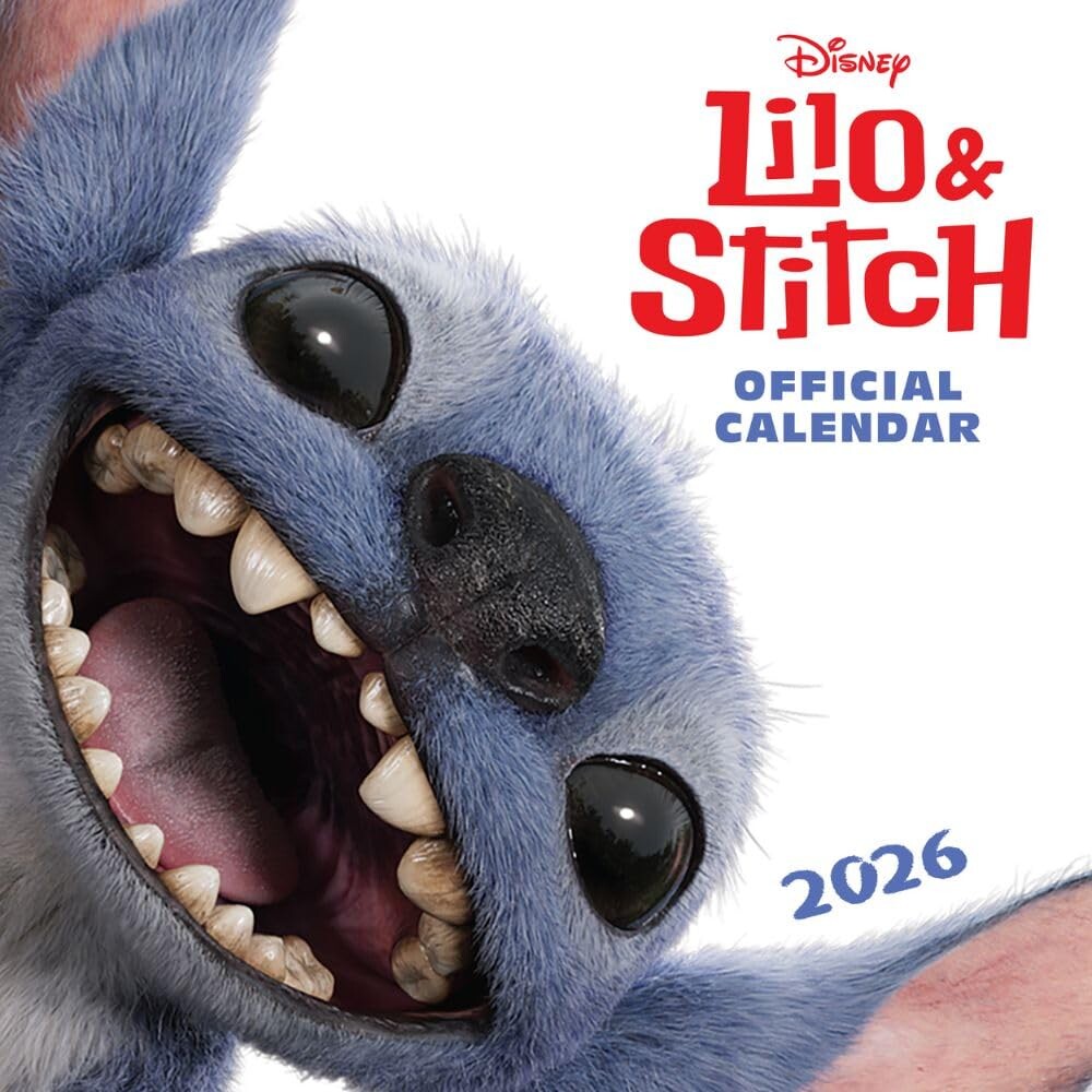 Lilo Og Stitch Officiel Kalender 2026 - Firkantet