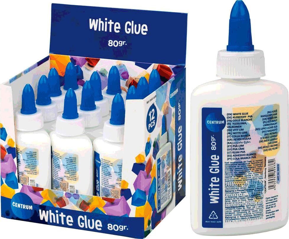 Lim - Hvid Pva Lim Til Papir Med M 80 G - Centrum