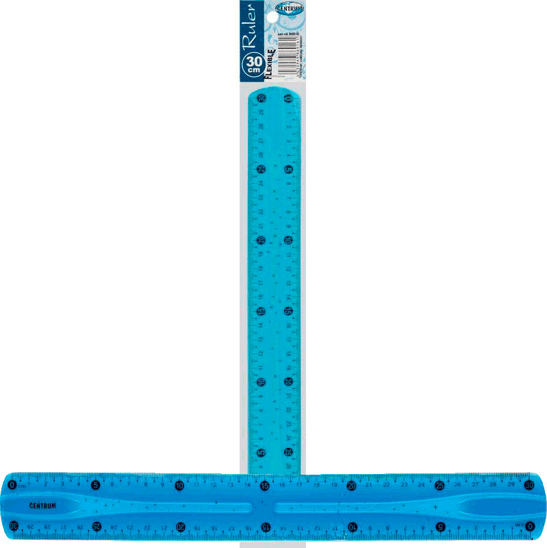 Lineal 30 Cm - Assorterede Neonfarver Flexi - Centrum