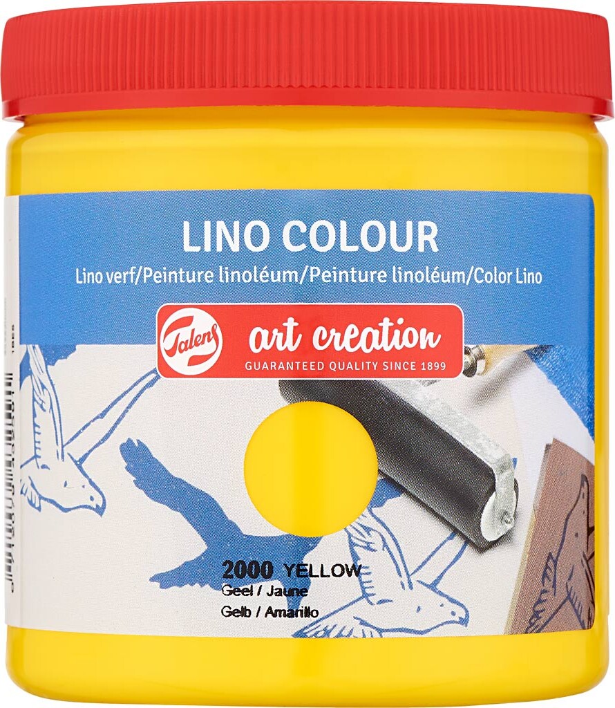 Linoleumssværte - Gul - 250 Ml