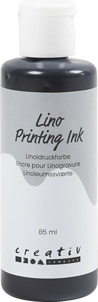 Linoleumssværte - Sort - 85 Ml