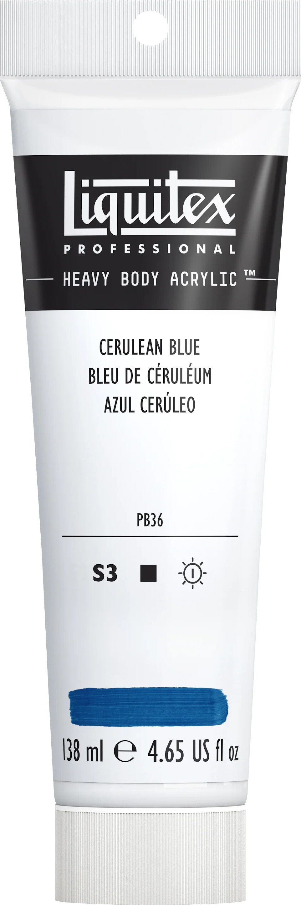 Liquitex - Akrylmaling - Heavy Body - Cerulean Blue 138 Ml