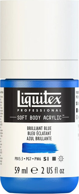 Liquitex - Akrylmaling - Soft Body - Brilliant Blue 59 Ml