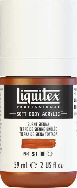 Liquitex - Akrylmaling - Soft Body - Burnt Sienna 59 Ml