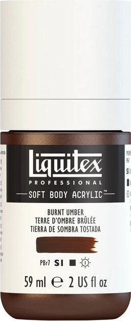 Liquitex - Akrylmaling - Soft Body - Burnt Umber 59 Ml