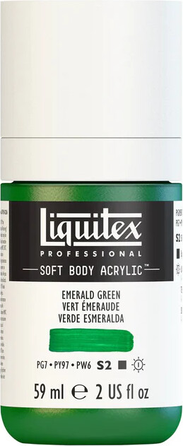 Liquitex - Akrylmaling - Soft Body - Emerald Green 59 Ml