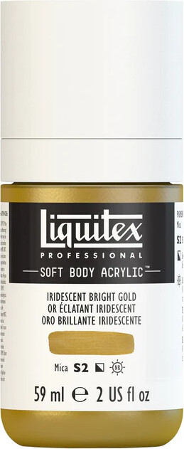 Liquitex - Akrylmaling - Soft Body - Iridescent Bright Gold 59 Ml
