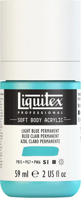 Liquitex - Akrylmaling - Soft Body - Light Blue Permanent 59 Ml