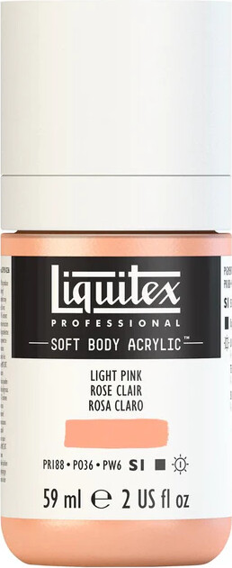 Liquitex - Akrylmaling - Soft Body - Light Portrait Pink 59 Ml