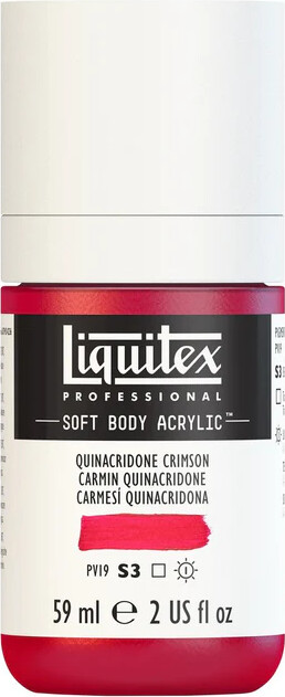 Liquitex - Akrylmaling - Soft Body - Quinacridone Crimson 59 Ml
