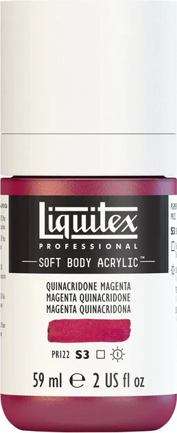 Liquitex - Akrylmaling - Soft Body - Quinacridone Magenta 59 Ml